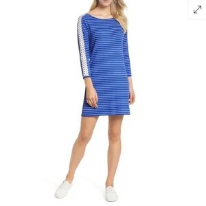 Lilly Pulitzer Marlowe Shift dress in Beacon Blue Breeze Stripe Size XXS